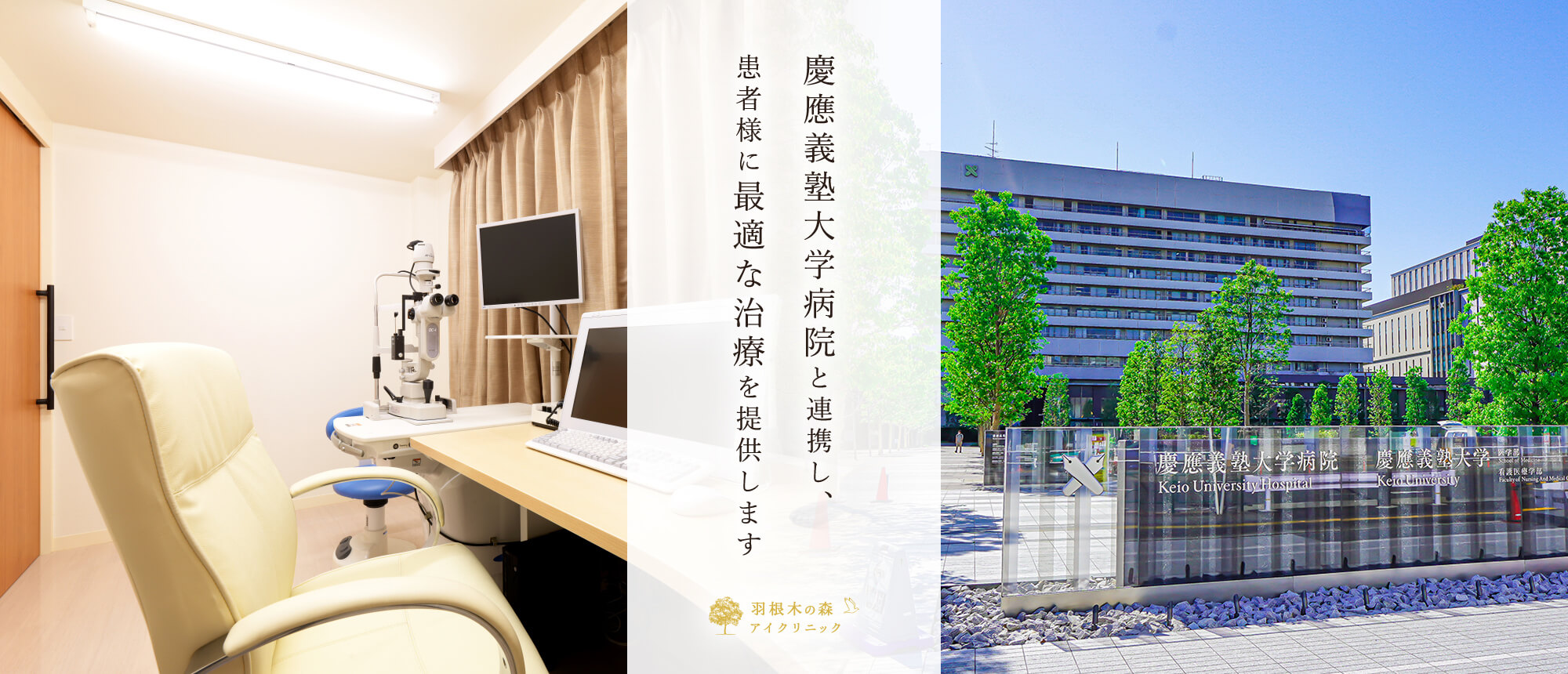 慶応義塾大学病院と連携最新の医療技術を導入して最適な治療をご提供しています